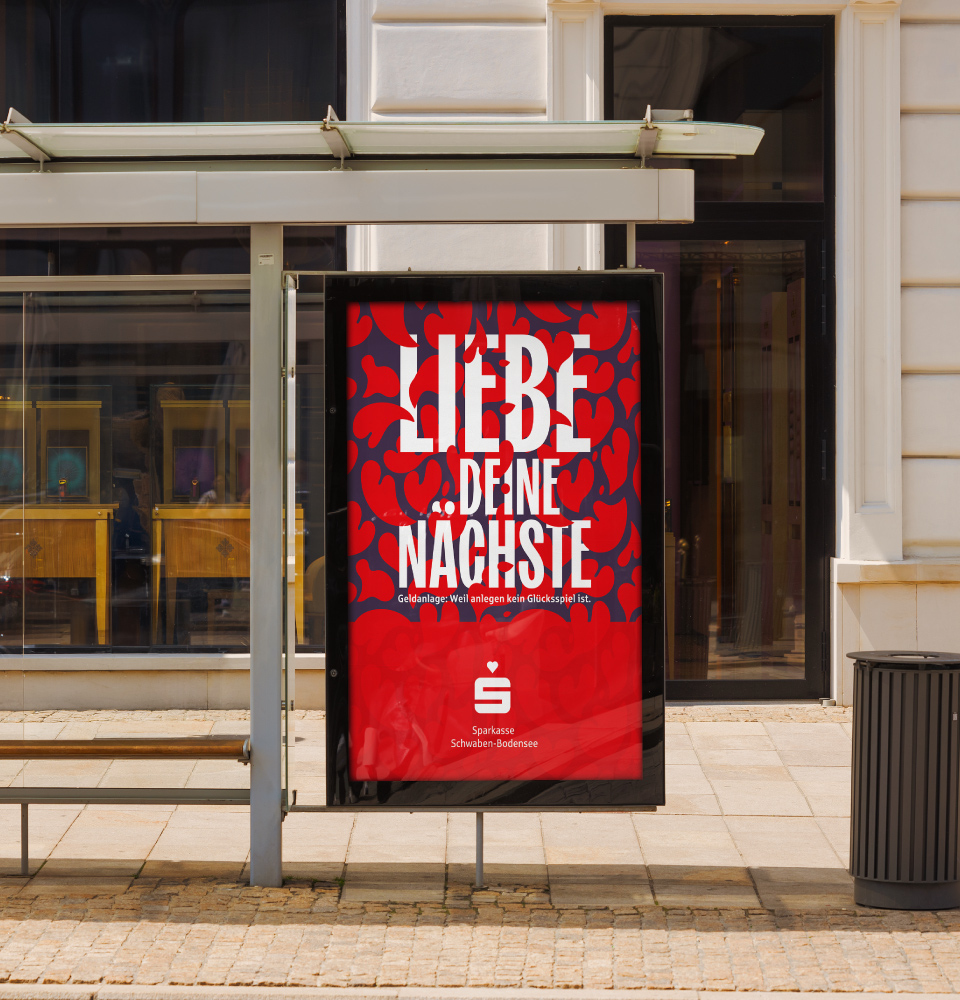 Marketingagentur Vogele aus Leipheim bei Ulm realisierte die Kampagne „Liebe deine Nächste“ für die Sparkasse Schwaben-Bodensee – kreativ, emotional und kanalübergreifend.